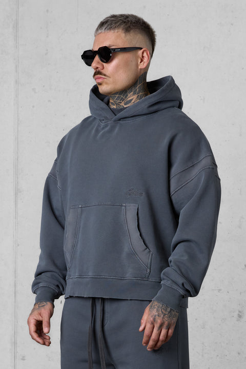 AGED GRAPHITE OVERSIZED HOODIE