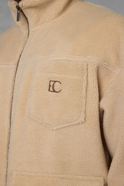 BEIGE TEDDY JACKET
