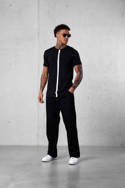 BLACK STRIPE TEE