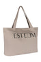 VINTAGEKHAKI BEACH TOTE BAG