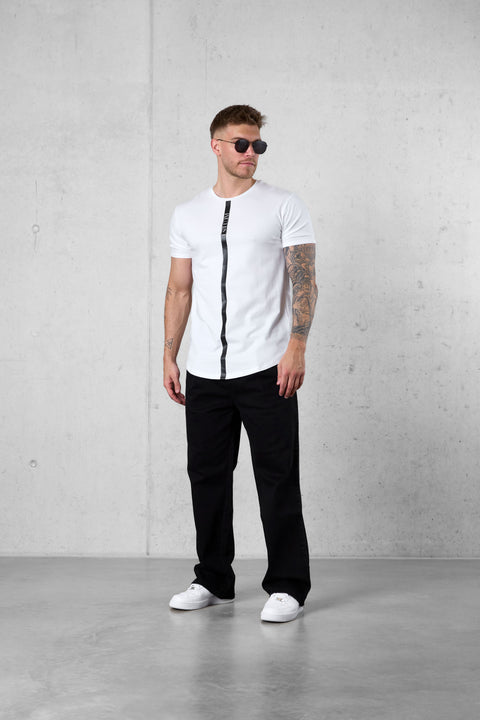 WHITE STRIPE TEE