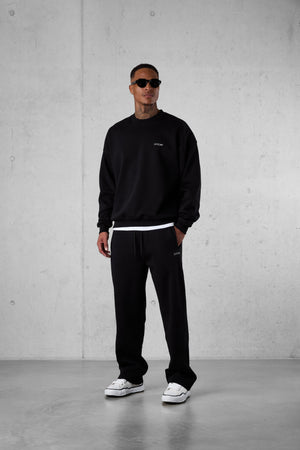 BLACK DISCREET BAGGY JOGGER