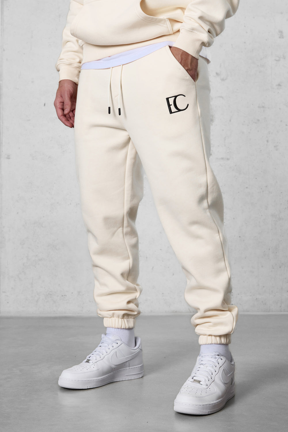 BEIGE EC LOGO JOGGER