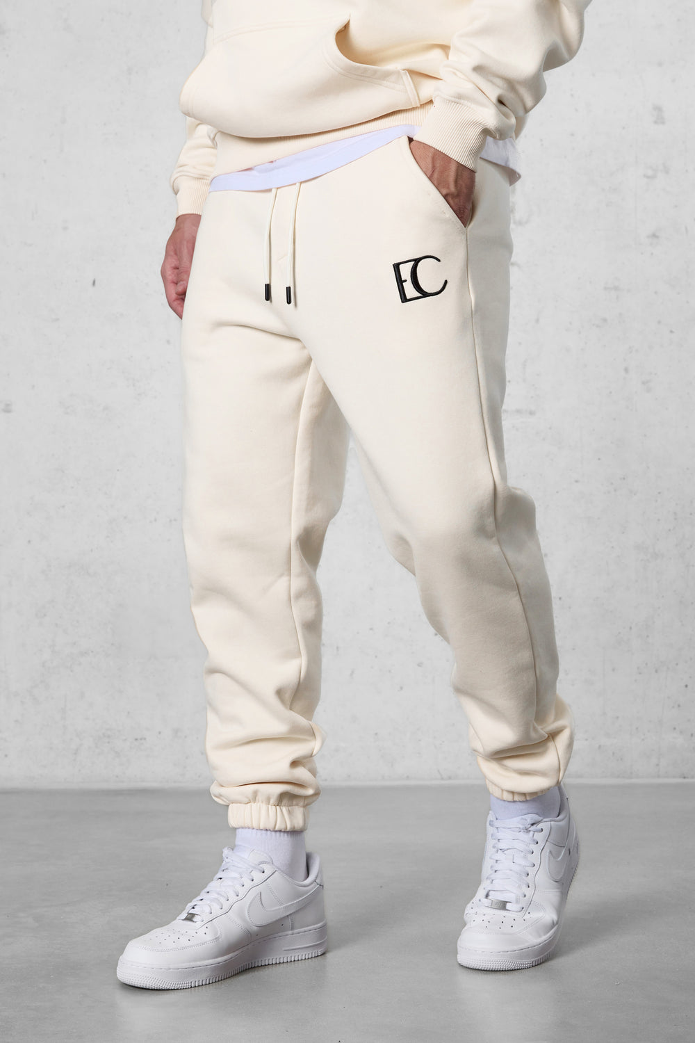 BEIGE EC LOGO JOGGER