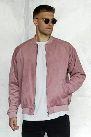 BERRY SUEDE JACKET