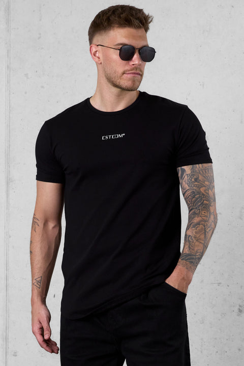 BLACK BASIC TEE