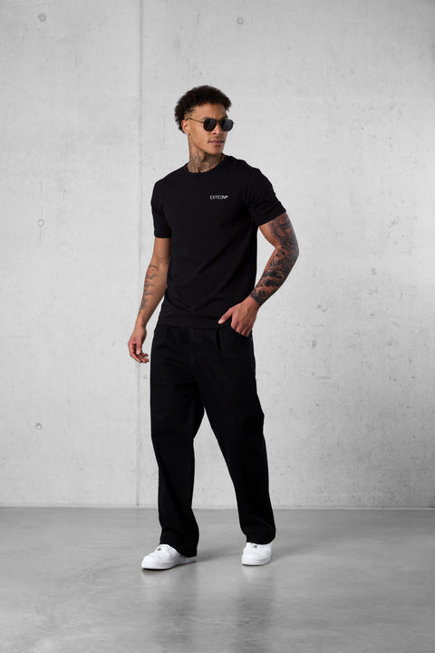 BLACK DISCREET TEE