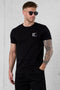 BLACK EC LOGO TEE