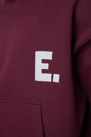 CABERNET E. STATEMENT OVERSIZED HOODIE