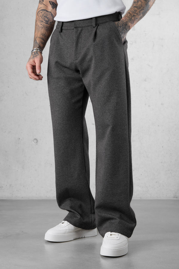 COFFEE WIDE TAILORED PANTS