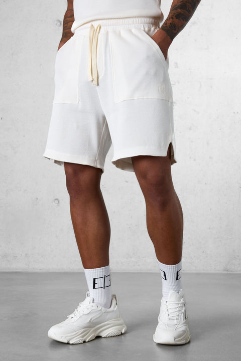 COCONUT WAFFLE SHORTS