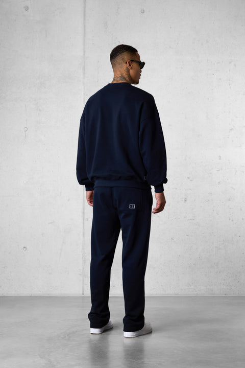 DARKSAPPHIRE LOGOS OVERSIZED SWEATER