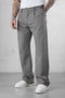 GREIGE WIDE TAILORED PANTS