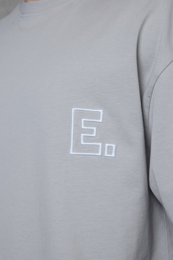GREY E. STATEMENT OVERSIZED TEE