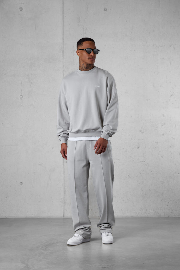 GREY ESSENTIAL OVERSIZED SWEATER