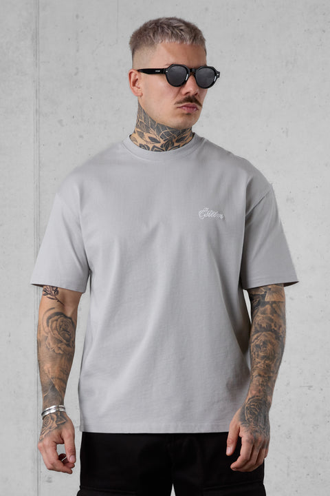 GREY SIGNATURE REGULAR TEE