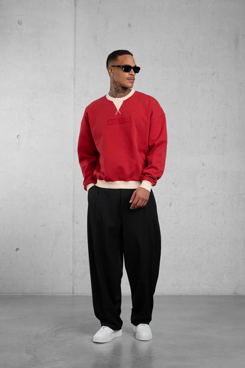 LAVARED APPLIQUÉ OVERSIZED SWEATER