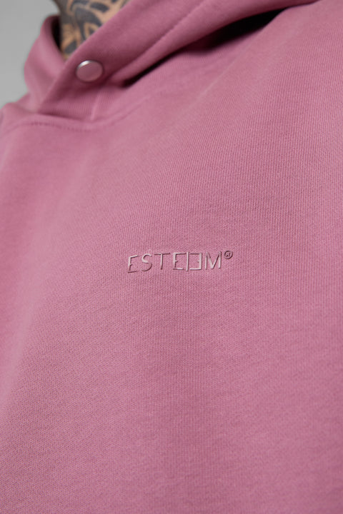 MAUVEROSE ESSENTIAL OVERSIZED HOODIE