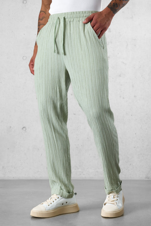 MINT STRIPED PANTS