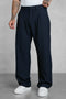 NAVY WIDE TAILORED PANTS