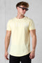PASTELYELLOW LETTERING TEE