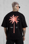 BLACK PALM OVERSIZED TEE 5.0