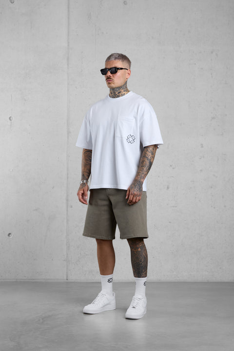WHITE CREATIVE ATELIER OVERSIZED TEE