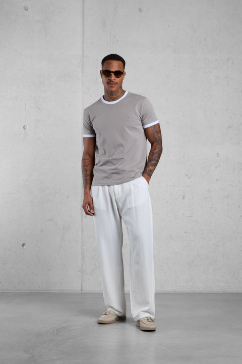 MINERALGREY CONTRAST TEE