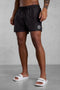 BLACK MONOGRAM SWIMSHORTS
