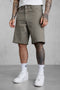 WASHED OLIVE JEANSSHORTS