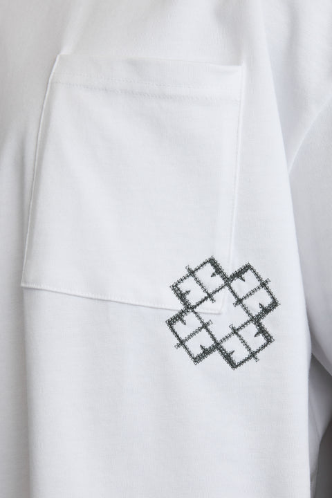WHITE CREATIVE ATELIER OVERSIZED TEE