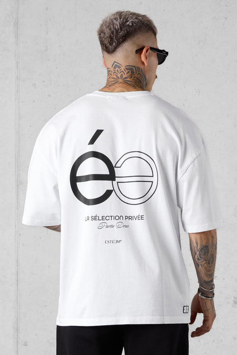 WHITE OPPOSÉ OVERSIZED TEE 2.0