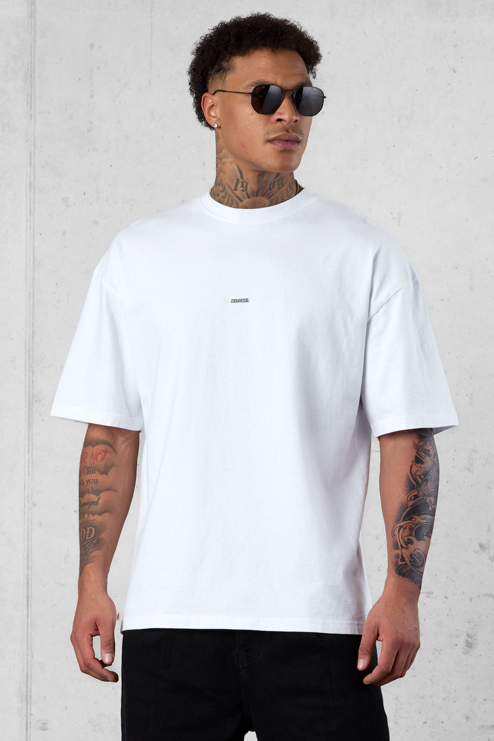 WHITE LABEL OVERSIZED TEE