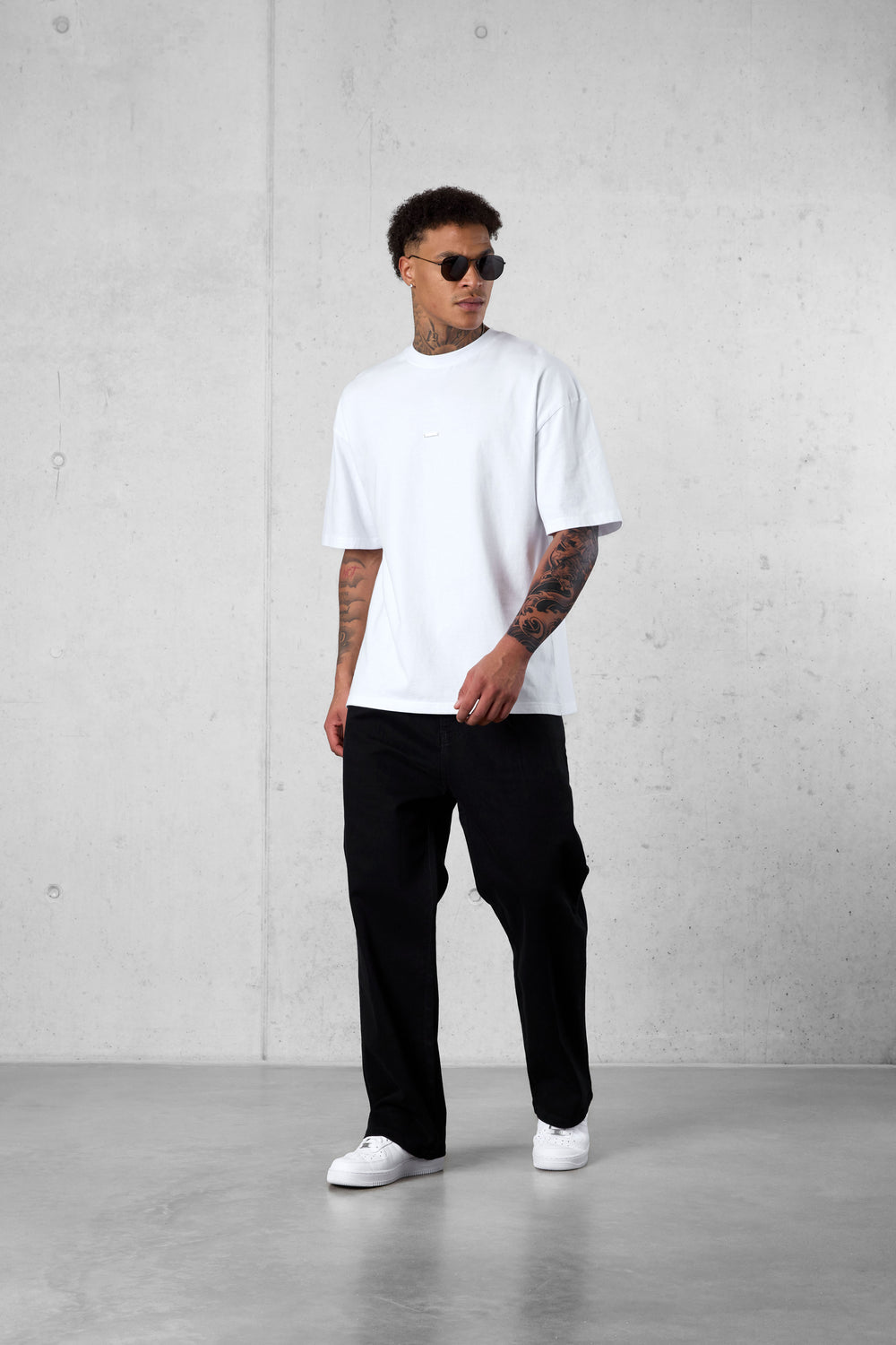 WHITE LABEL OVERSIZED TEE