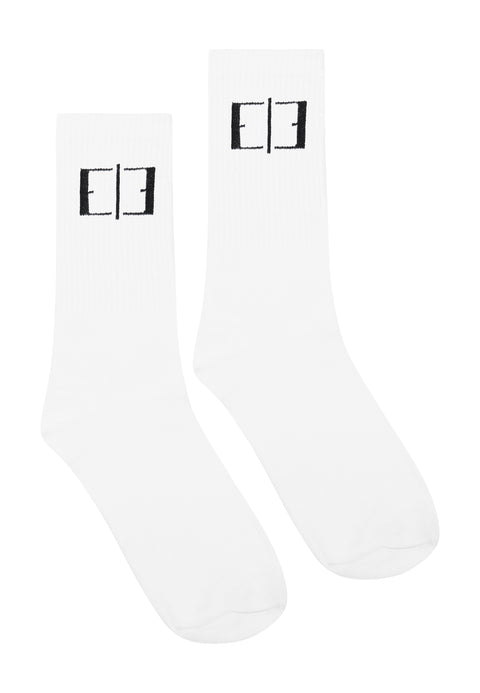 WHITE LOGO SOCKS