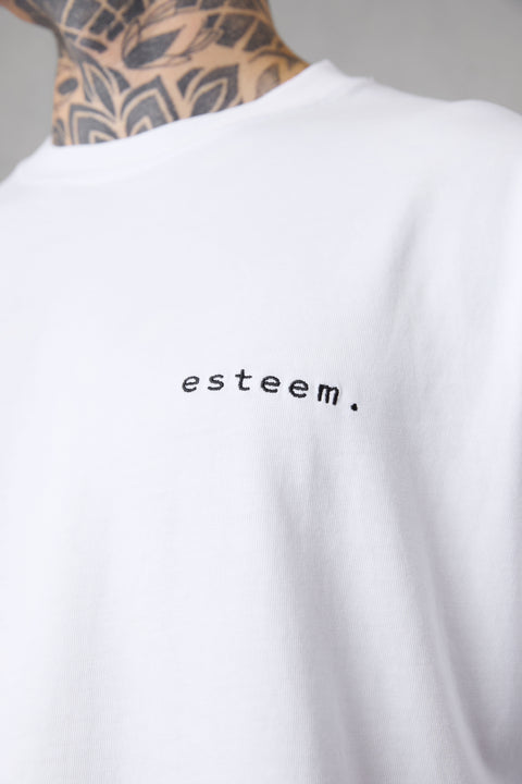 WHITE TYPEWRITER REGULAR TEE