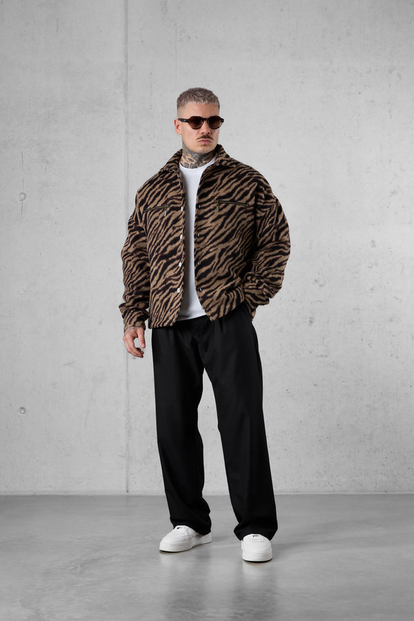 ZEBRA FLANNEL OVERSHIRT