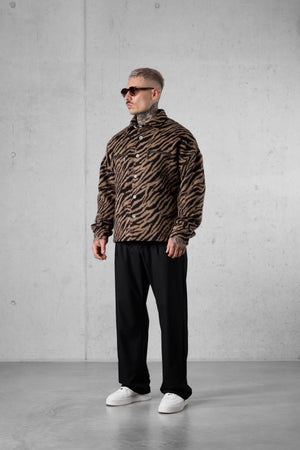 ZEBRA FLANNEL OVERSHIRT